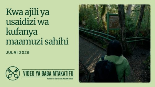 SW - Youtube Thumbnail TPV 7 2025 - Kwa ajili ya usaidizi wa kufanya maamuzi sahihi