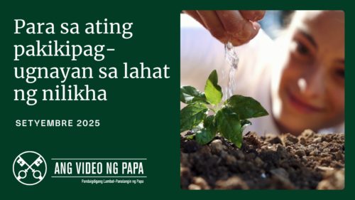Itinatampok na larawan mula sa bagong Pope Video para sa Setyembre 2025