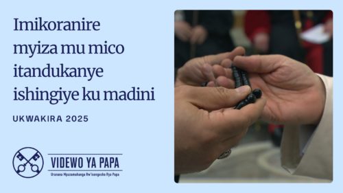 Image for the Pope's video of October