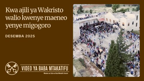 Imagen destacada del Video del Papa Diciembre 2025